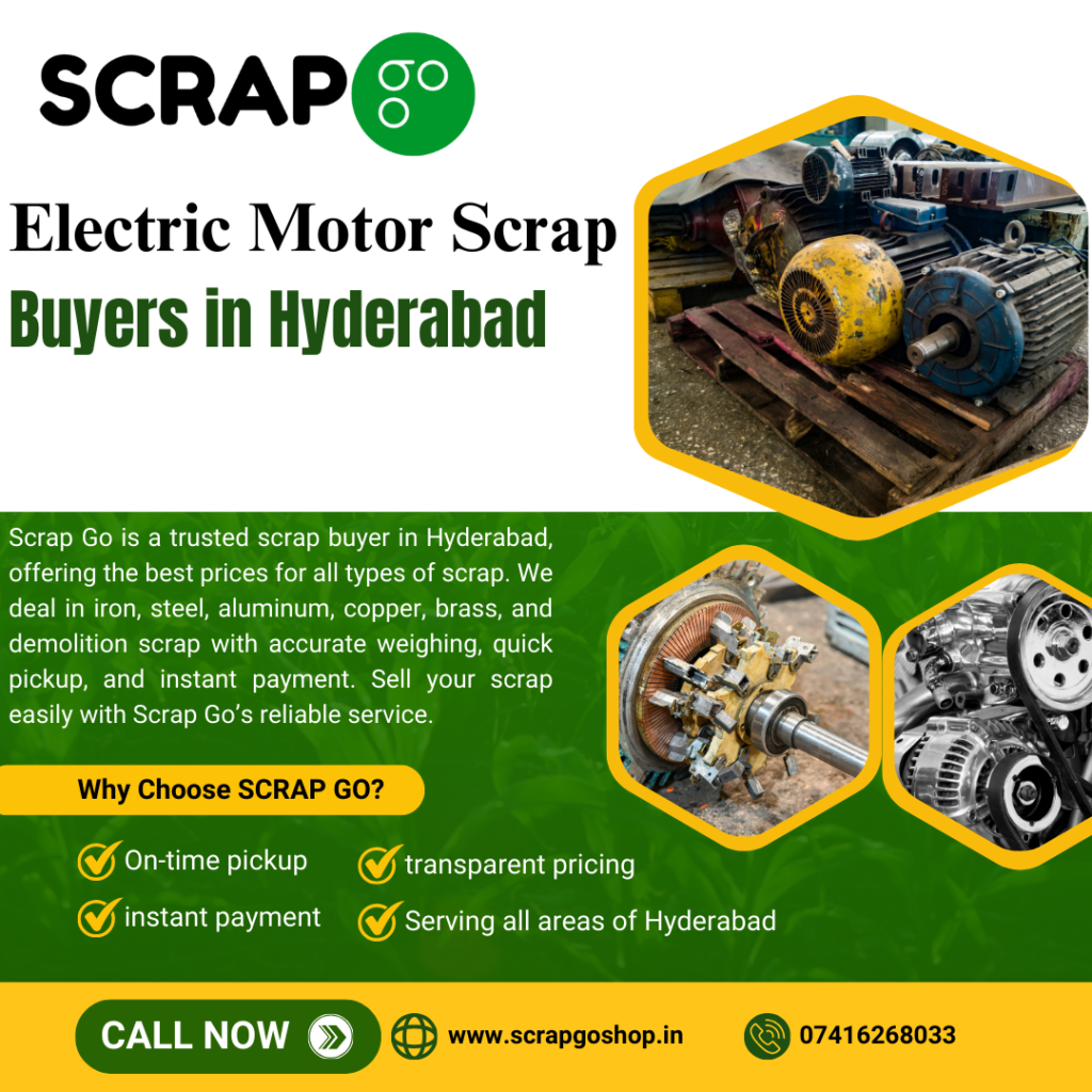 Electric Motor Scrap Buyers in Hyderabad