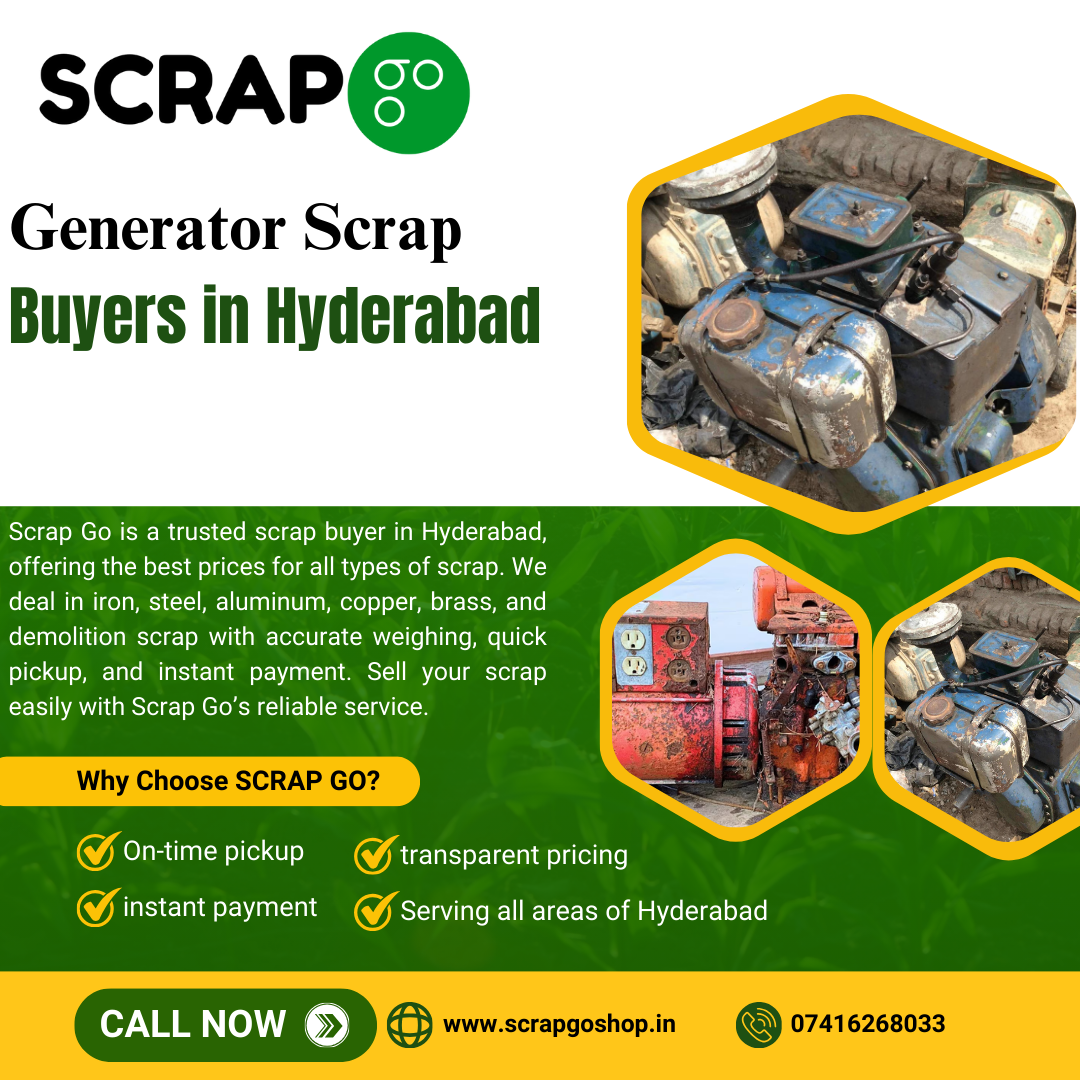 Generator Scrap Buyers in Hyderabad